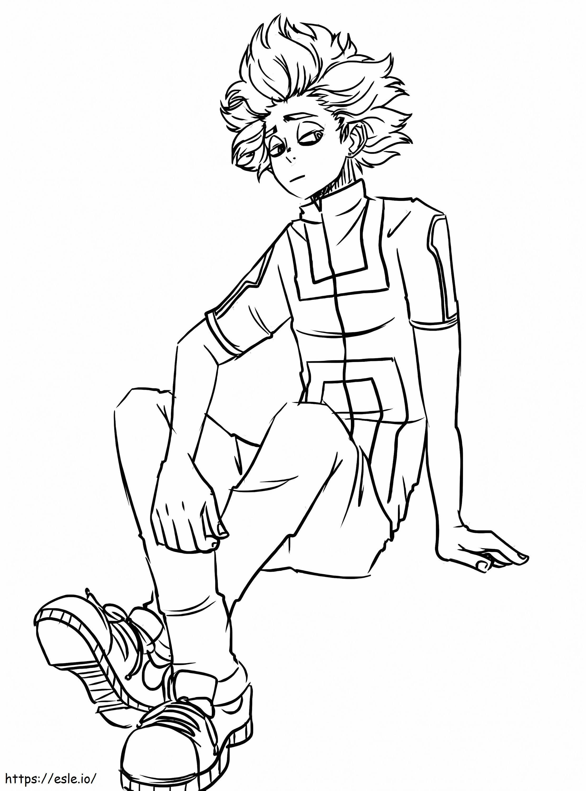 chico anime hitoshi shinso para colorear
