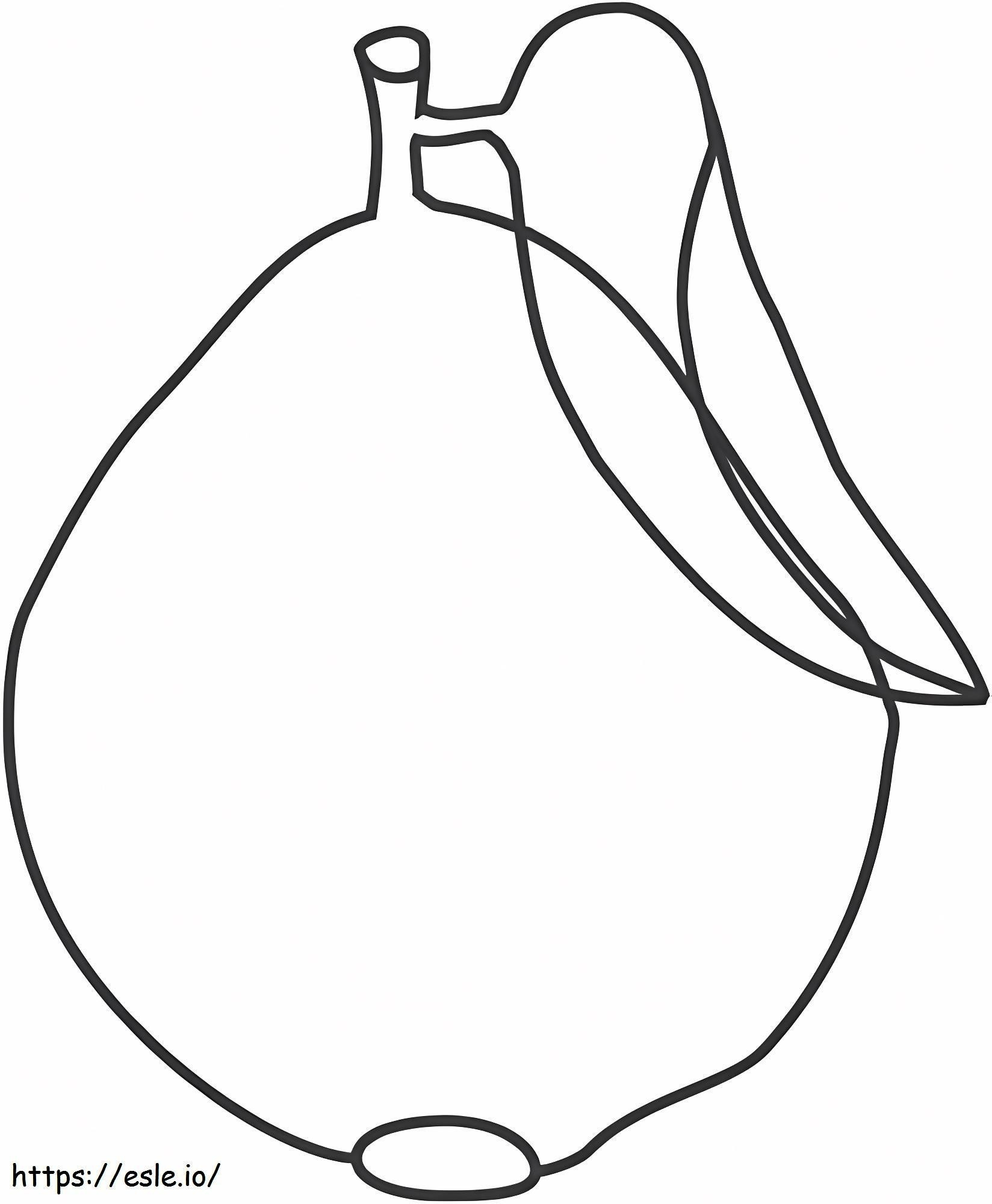 Printable Guava coloring page