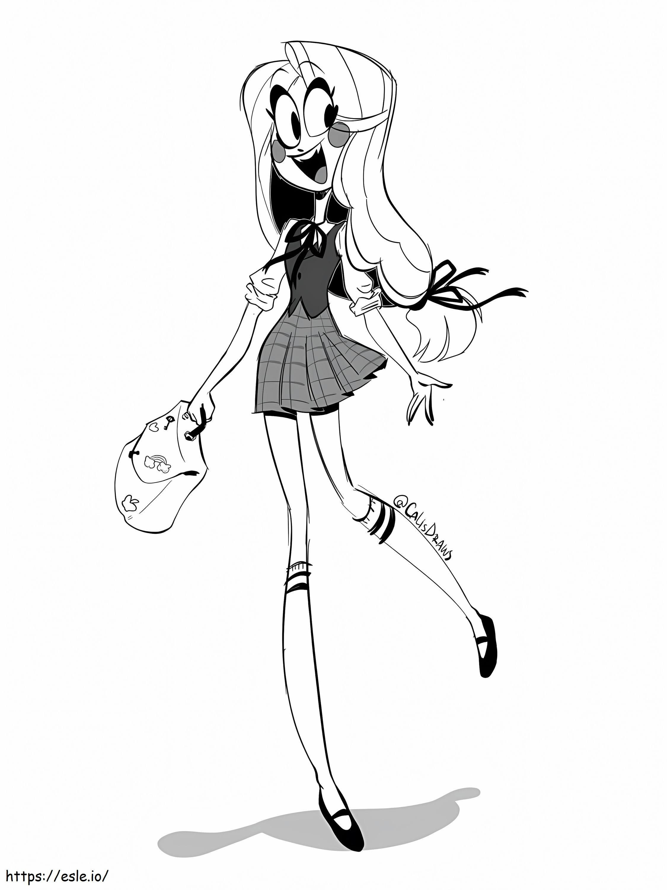 Charlie Magne From Hazbin Hotel coloring page