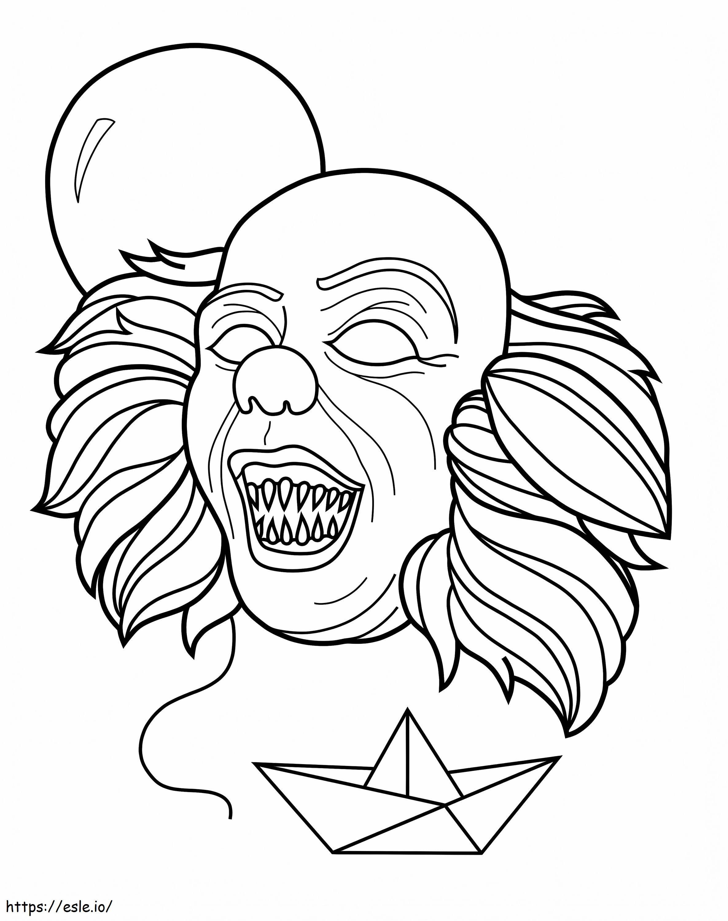 1570692282 Pennywisering Pages Page By Penny Wise To Print Outstanding 1152599 Pennywise coloring page