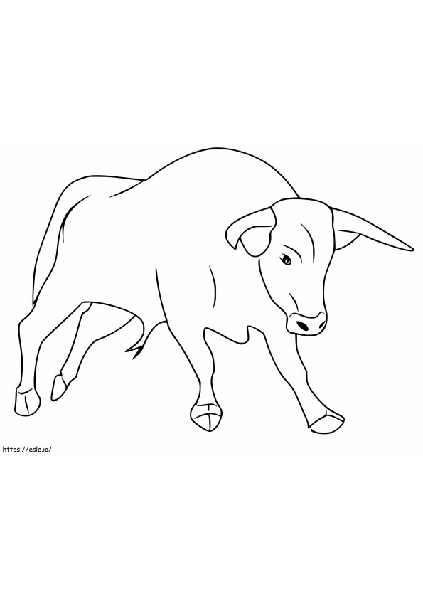 Bull Printable coloring page