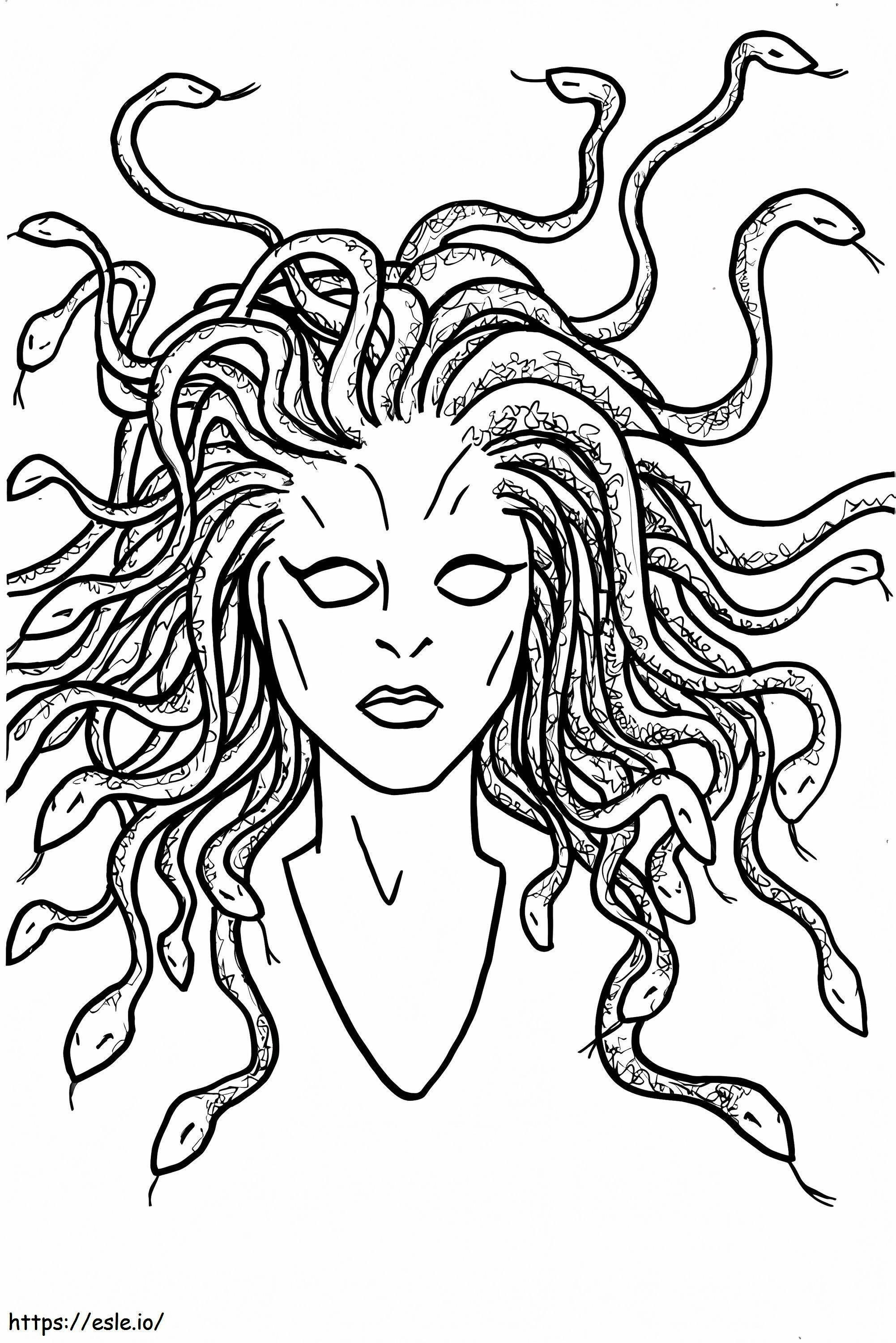 Medusa 1 ausmalbilder