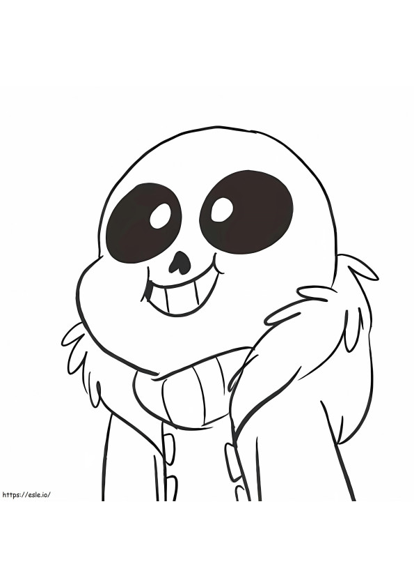 Coloriage Sans 8 à imprimer Gratuit