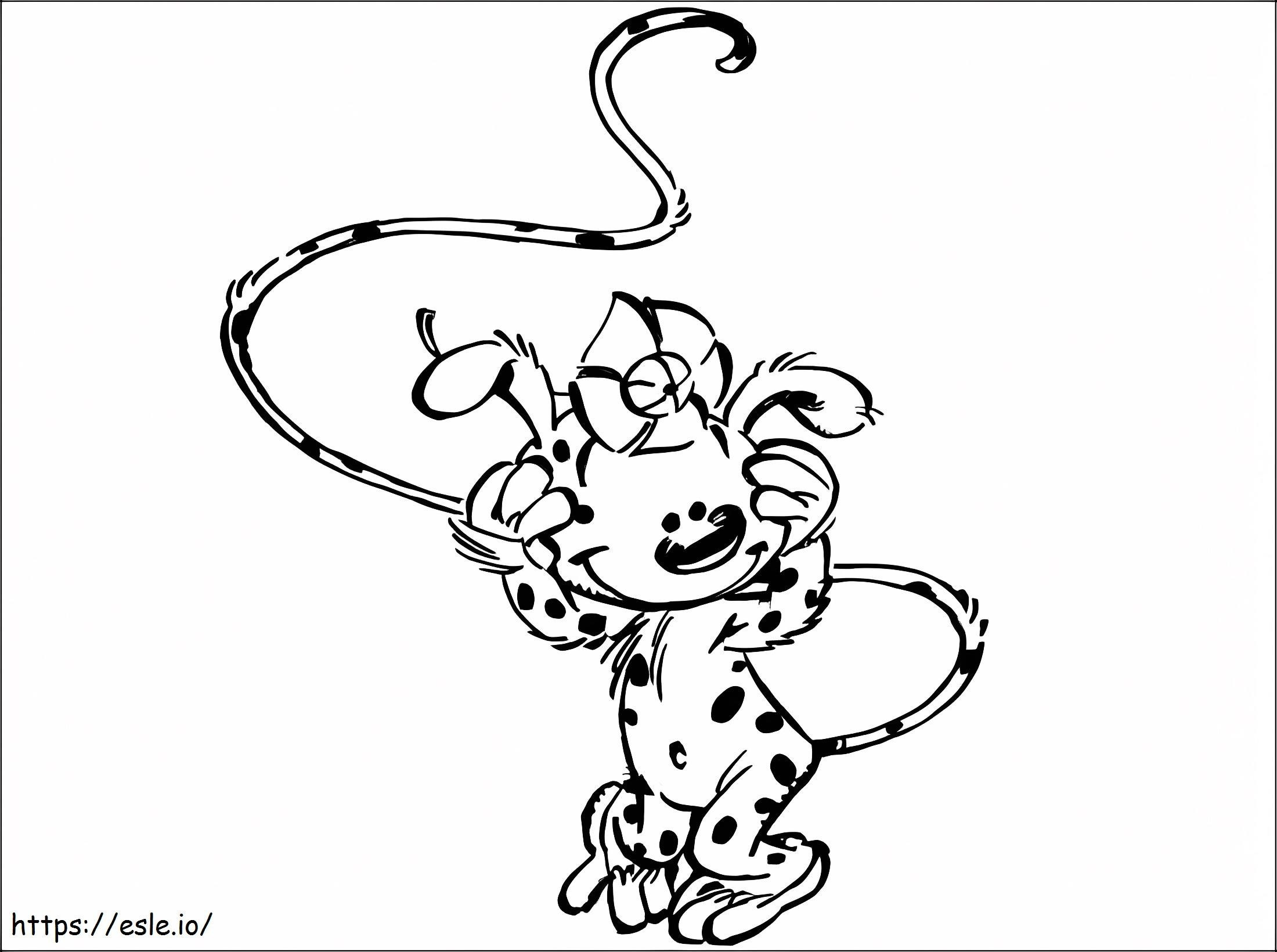 Little Marsupilami coloring page