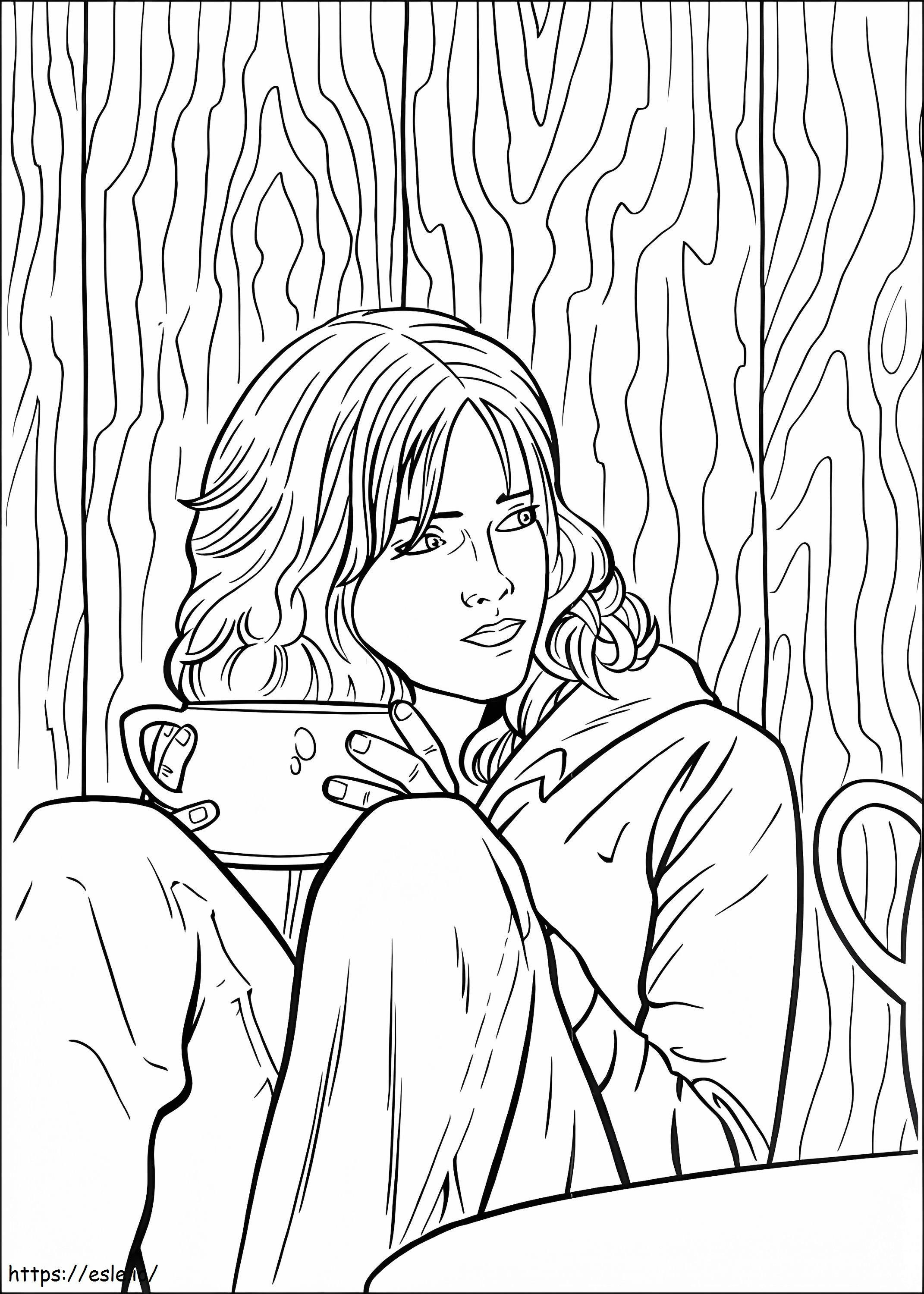 Hermione Granger 3 coloring page