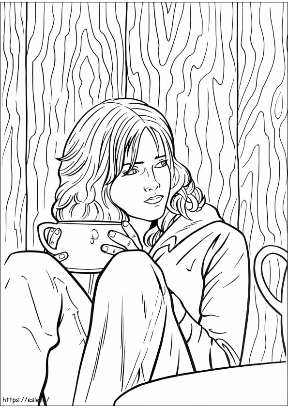 Hermione Granger 3 coloring page