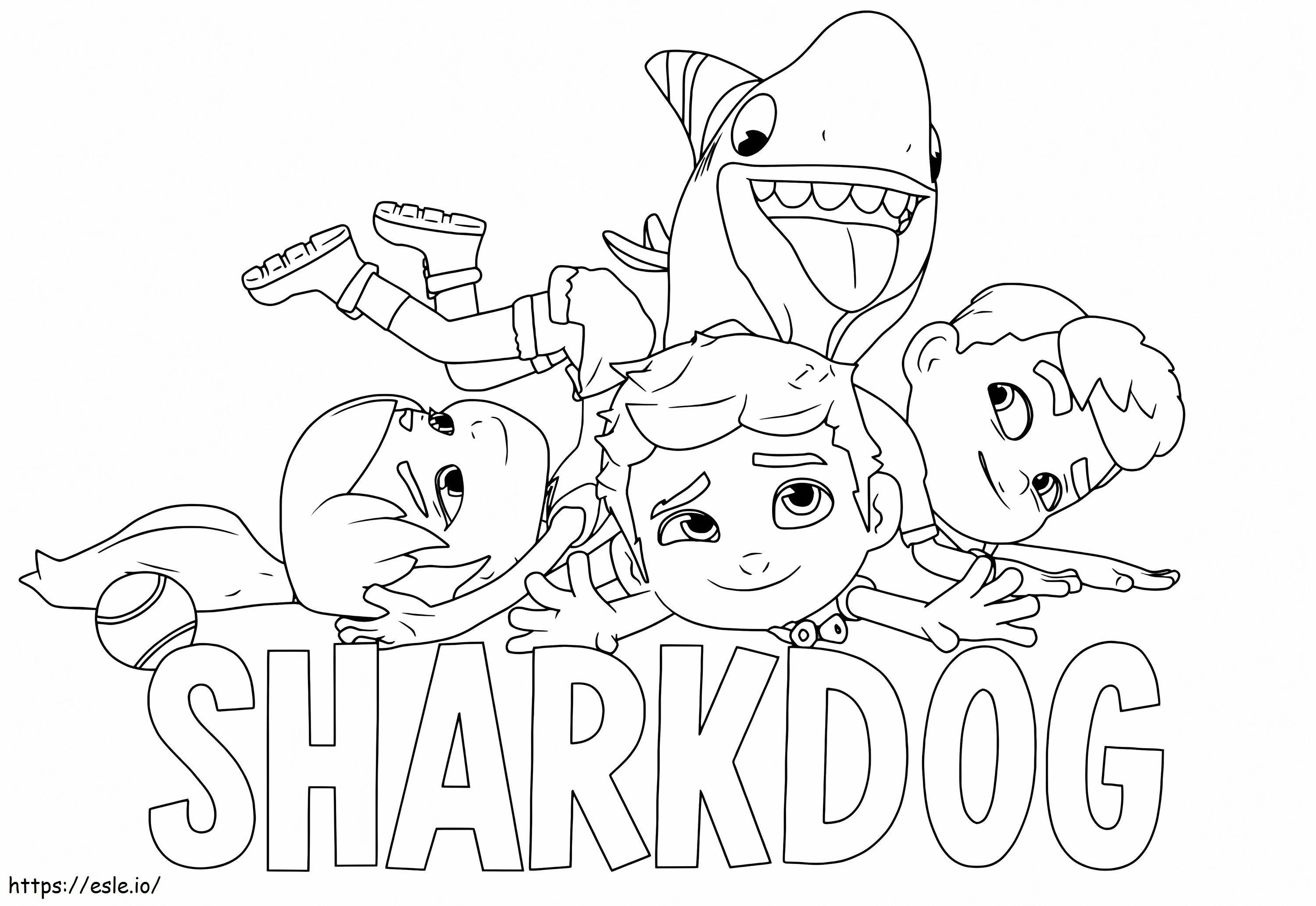 Sharkdog'dan Karakterler boyama
