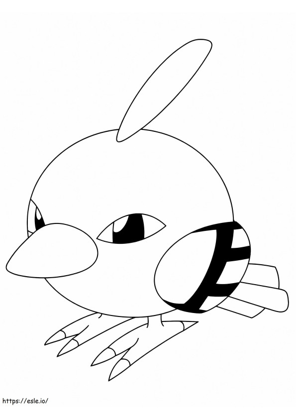 Natu Gen 2 Pokemon coloring page