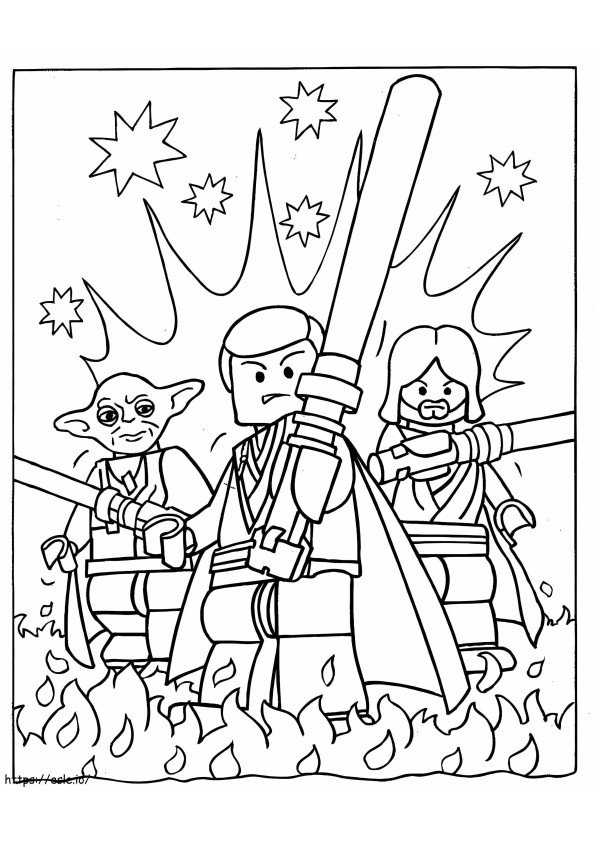 Lego Star Wars 2 coloring page