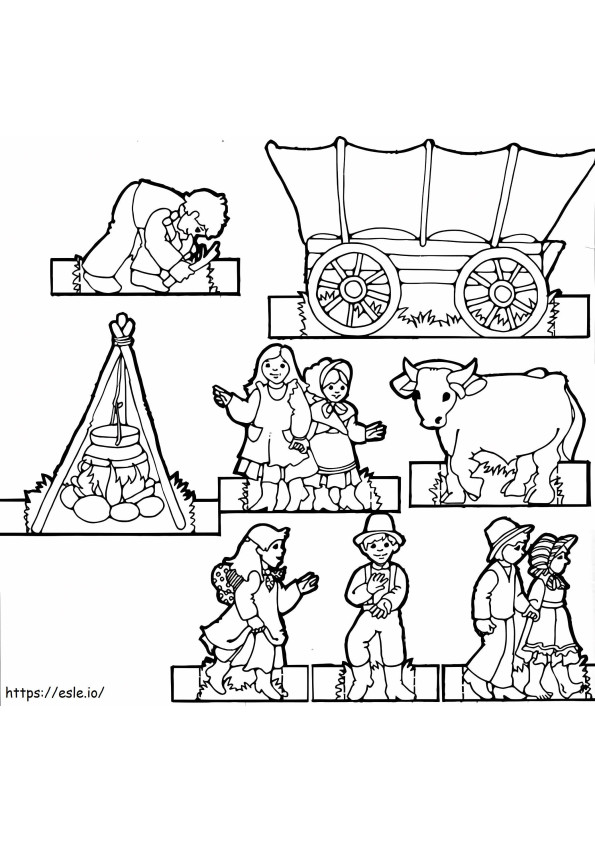 Pioneer Day 14 coloring page