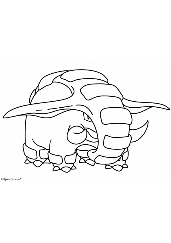 Coloriage Pokemon Donphan à imprimer dessin
