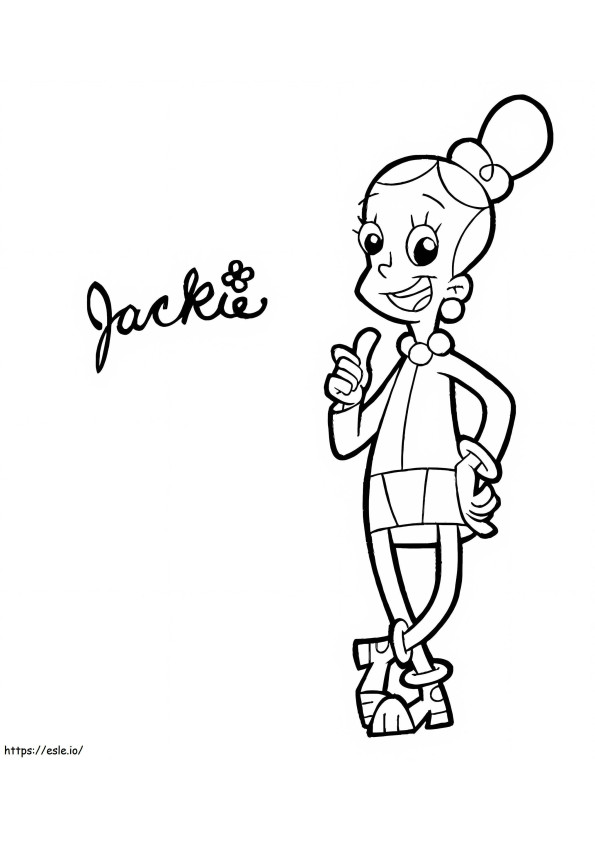 Cyberpościg Jackie'ego kolorowanka