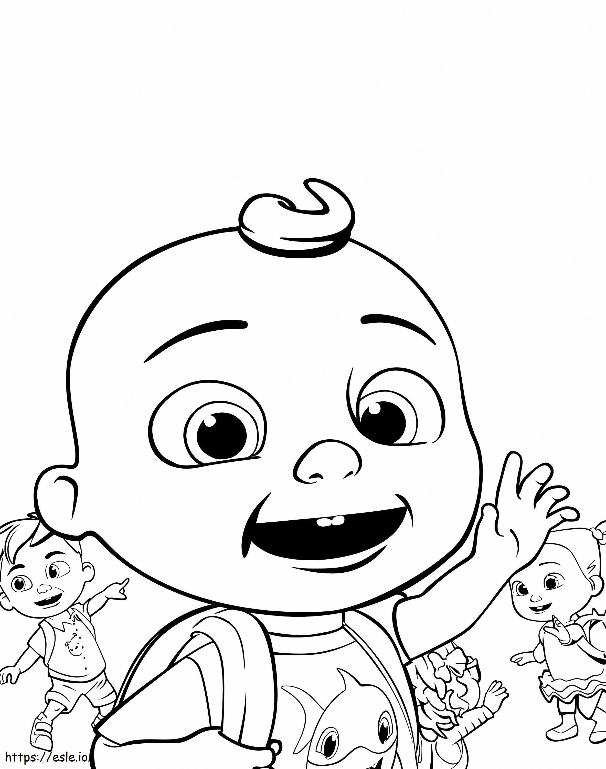 Johnny And Friends 1 coloring page