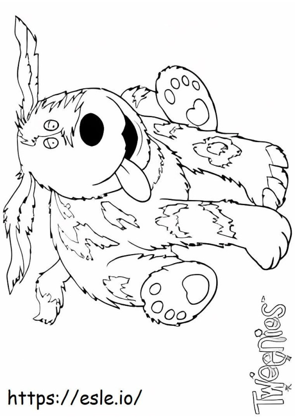 Running Doodles coloring page