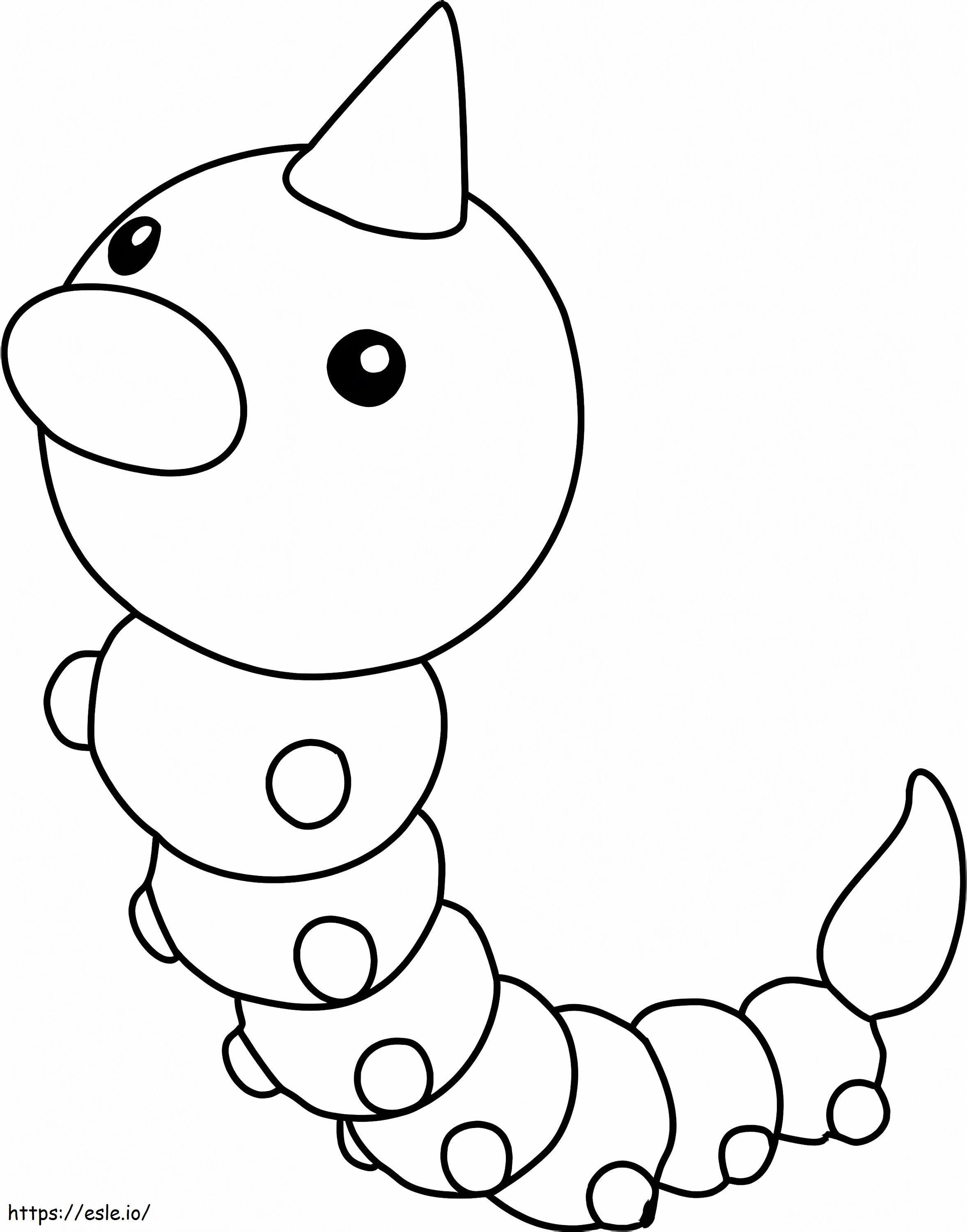 Weedle 2 coloring page