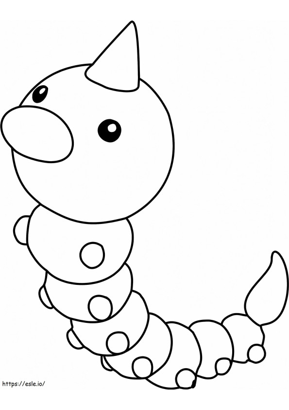 Weedle 2 coloring page
