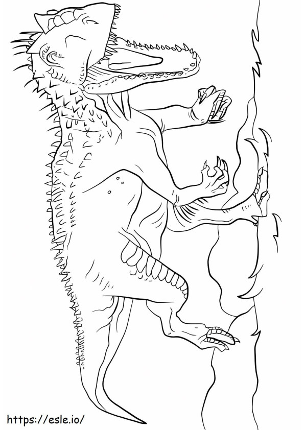 1533261819_Indominus King A4 coloring page