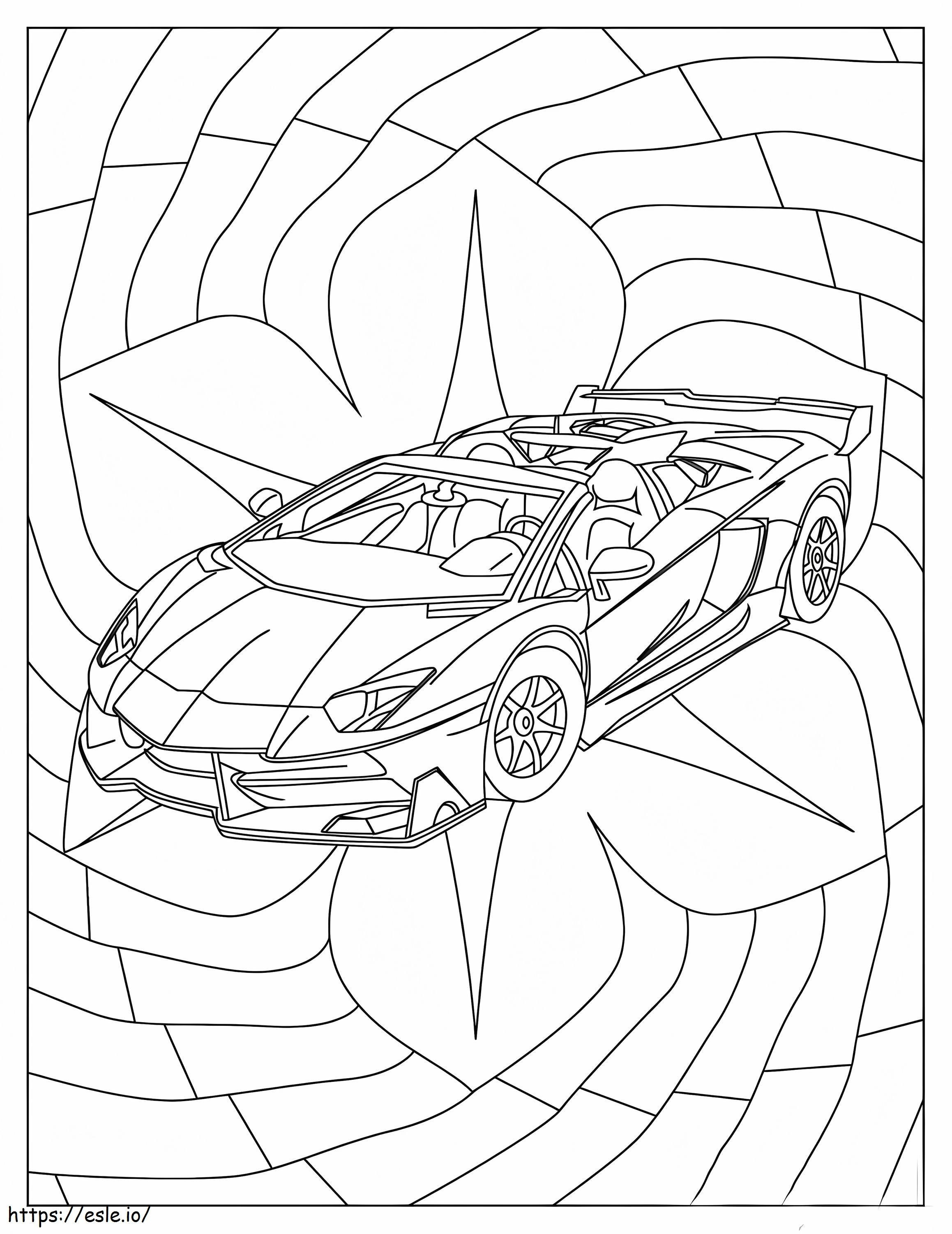 Lamborghini Is For Adults coloring page