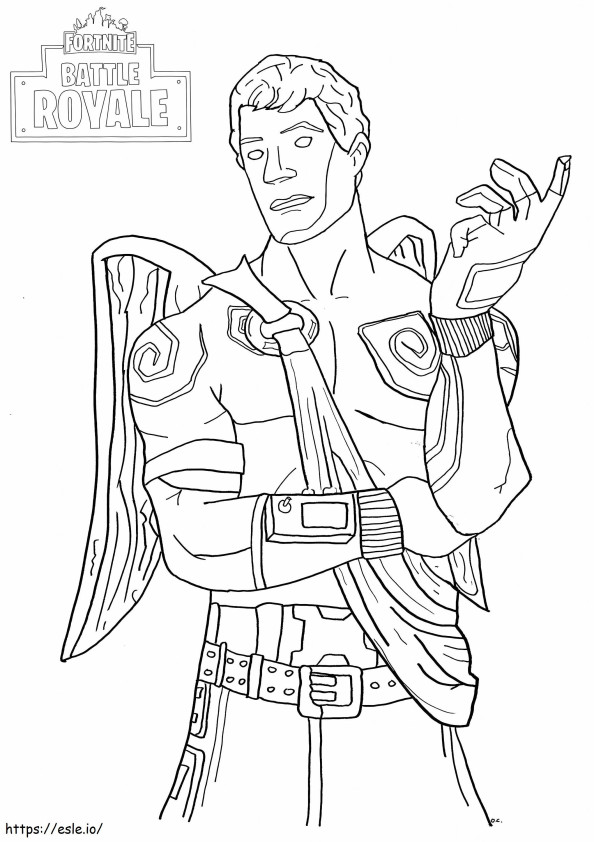 1540634070 For Children Fortnite Battle Royale 40815 Scaled 2 coloring page