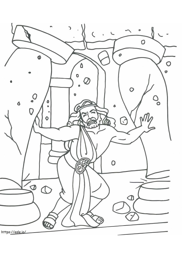 Strong Sampson coloring page