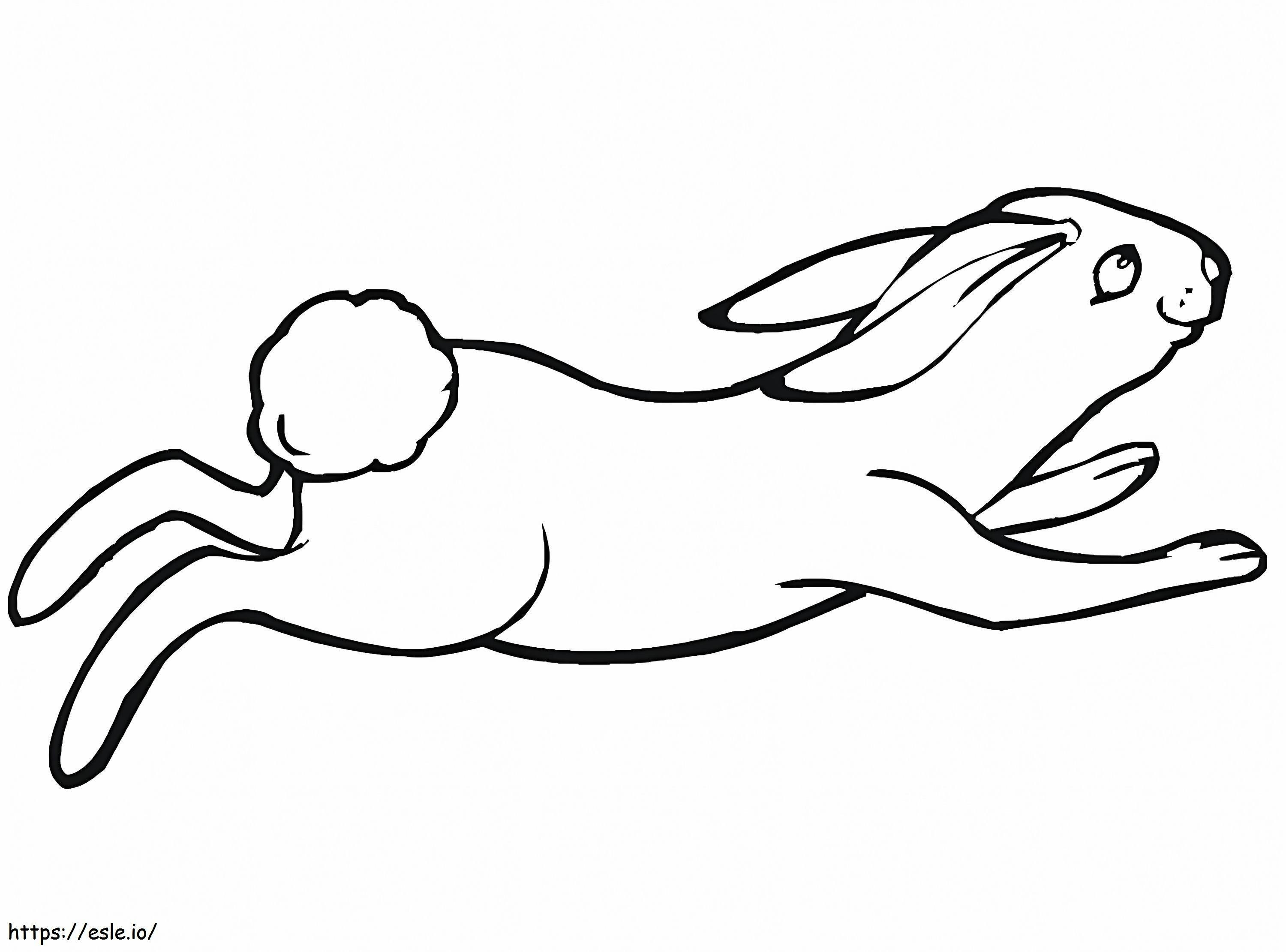 Zıplayan Jack Tavşan boyama