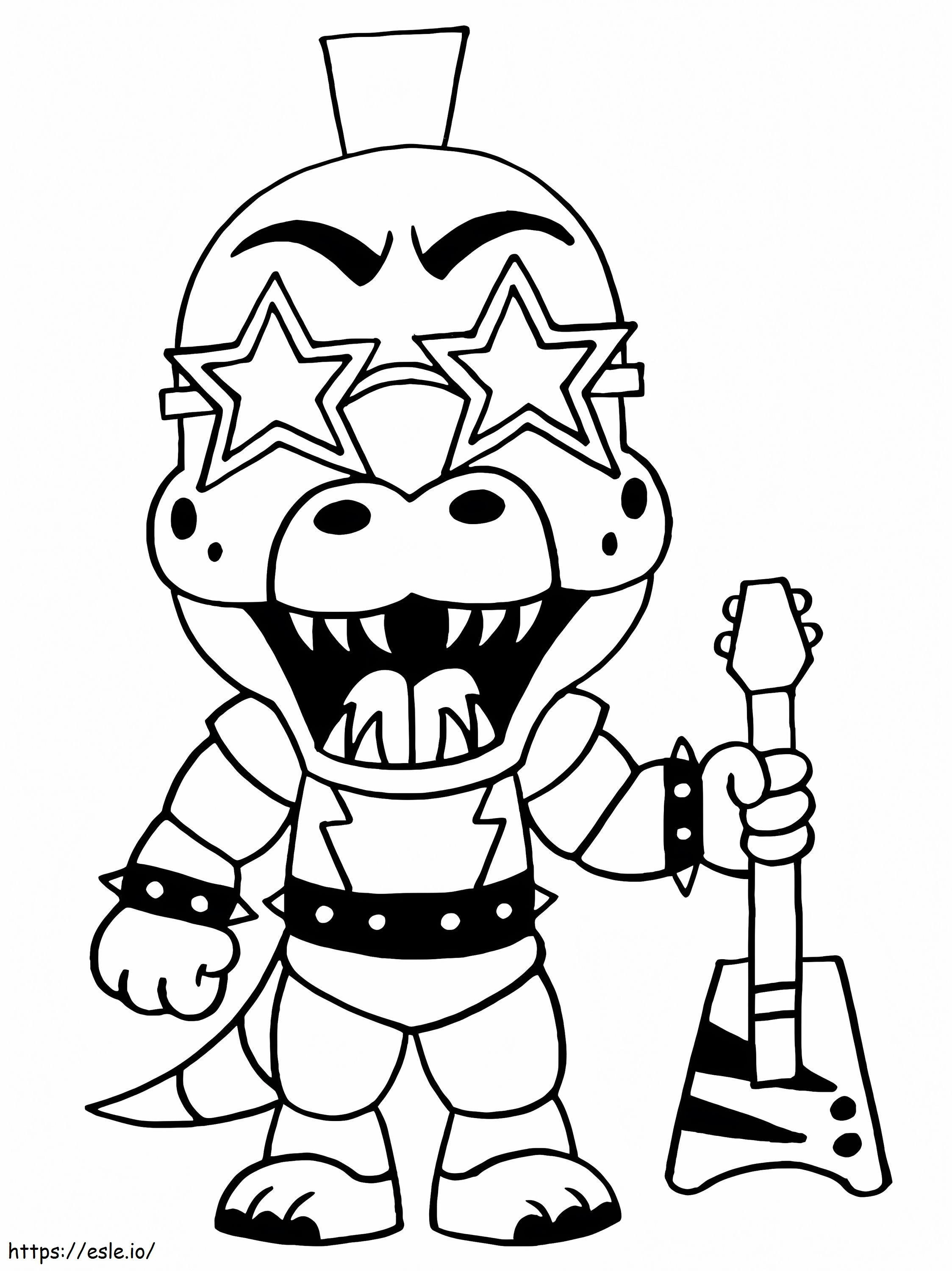 Funny Montgomery Gator coloring page