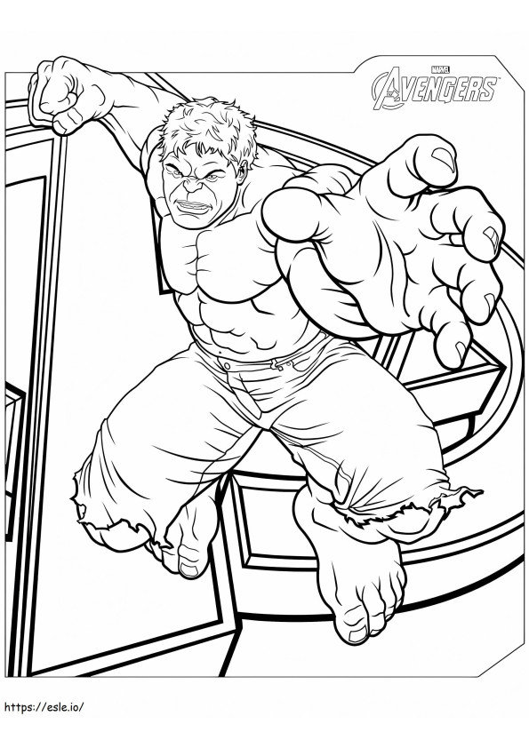 Marvel Hulk 788X1024 coloring page