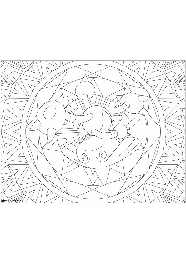 Pokemon Mandala 7 coloring page