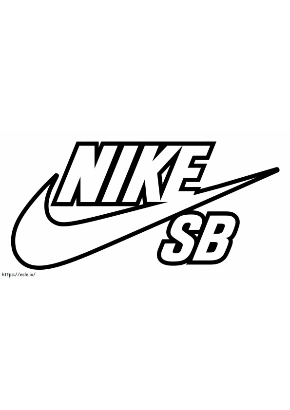 Sneaker mit Schuhe-Logo ausmalbilder