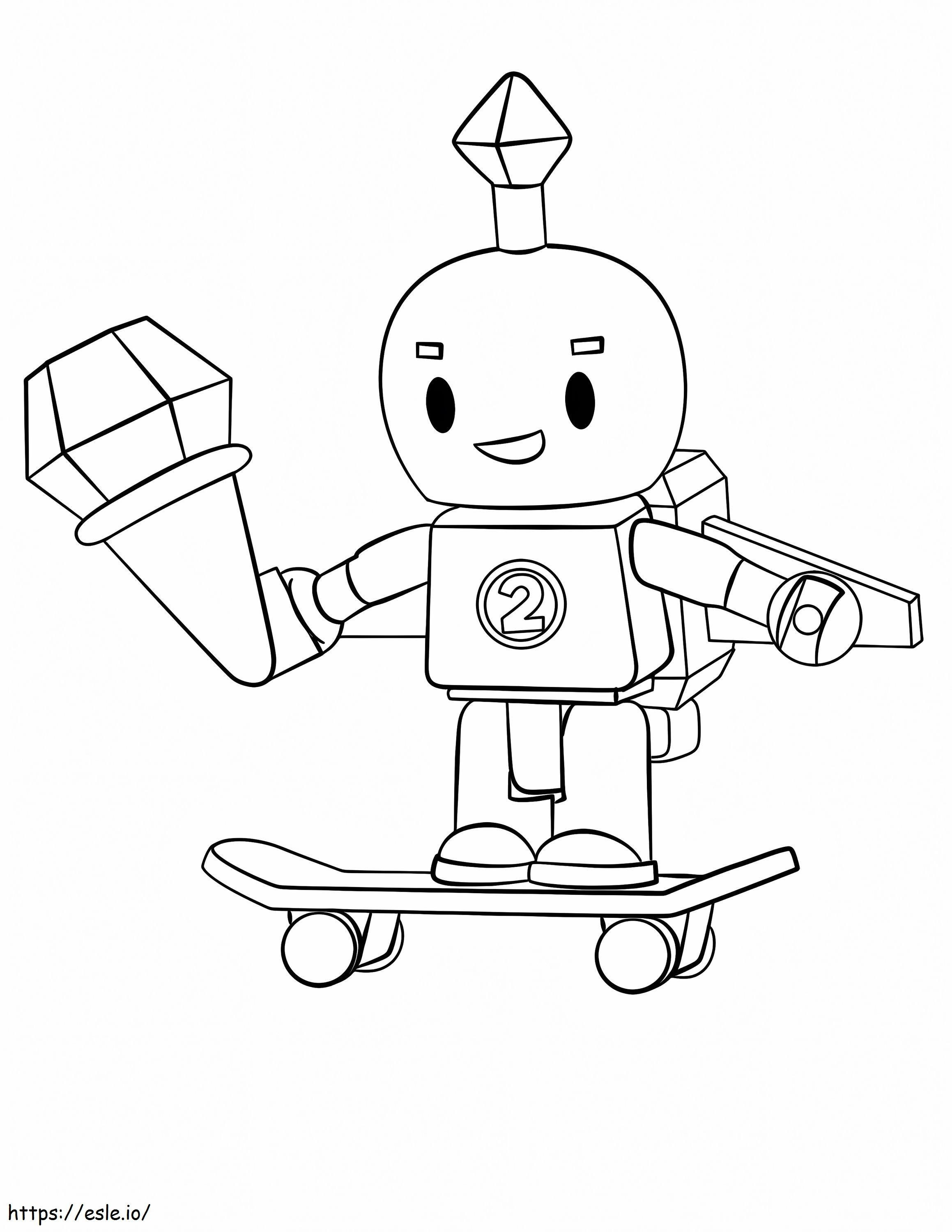 Coloriage 1578906714 Robot Roblox à imprimer dessin