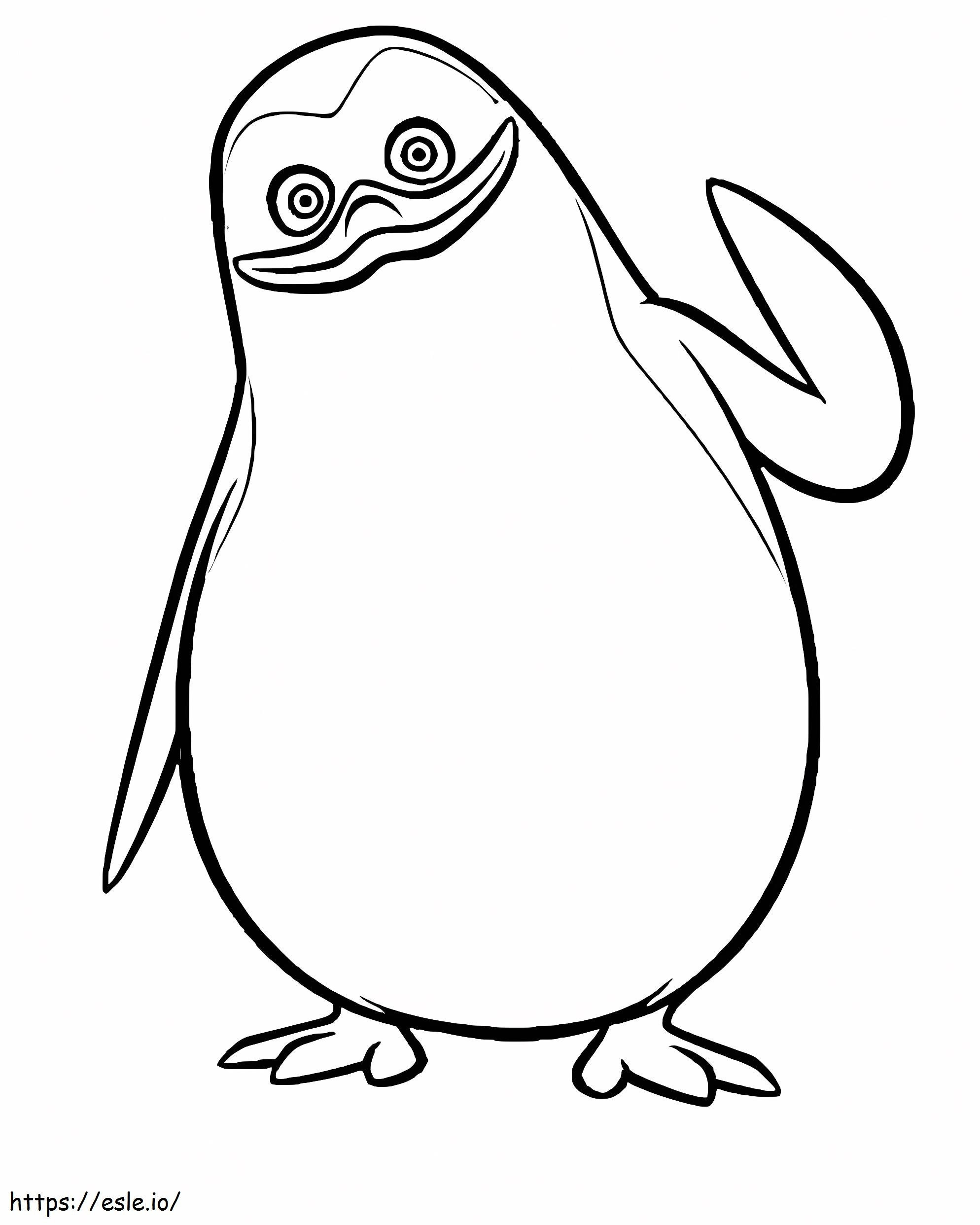 Private Penguins Of Madagascar coloring page