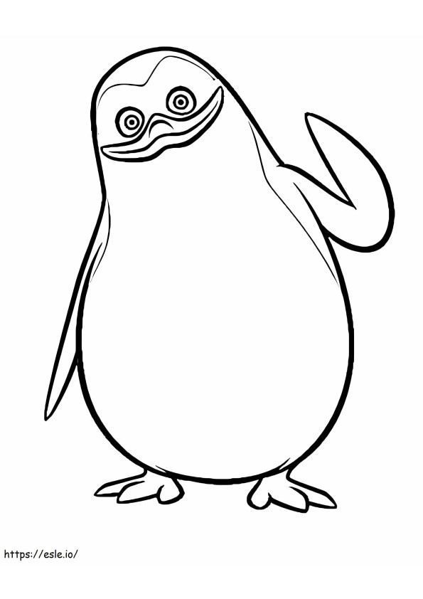 Private Penguins Of Madagascar coloring page