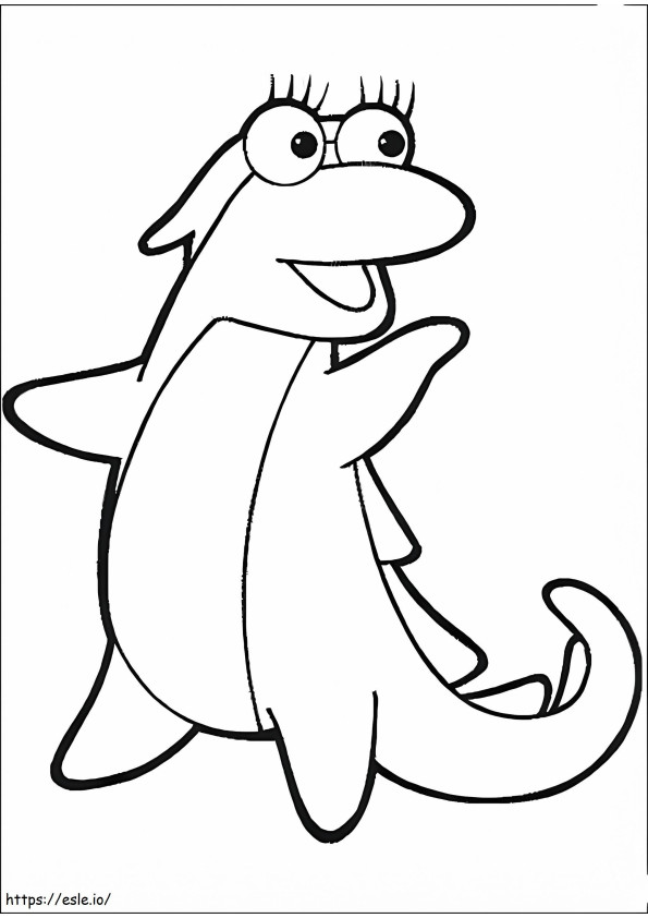 Isa From Dora The Explorer coloring page