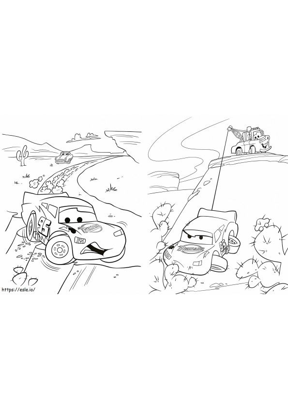 Lightning Mcqueen 7 coloring page