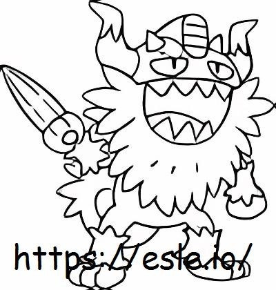 Perrserker coloring page
