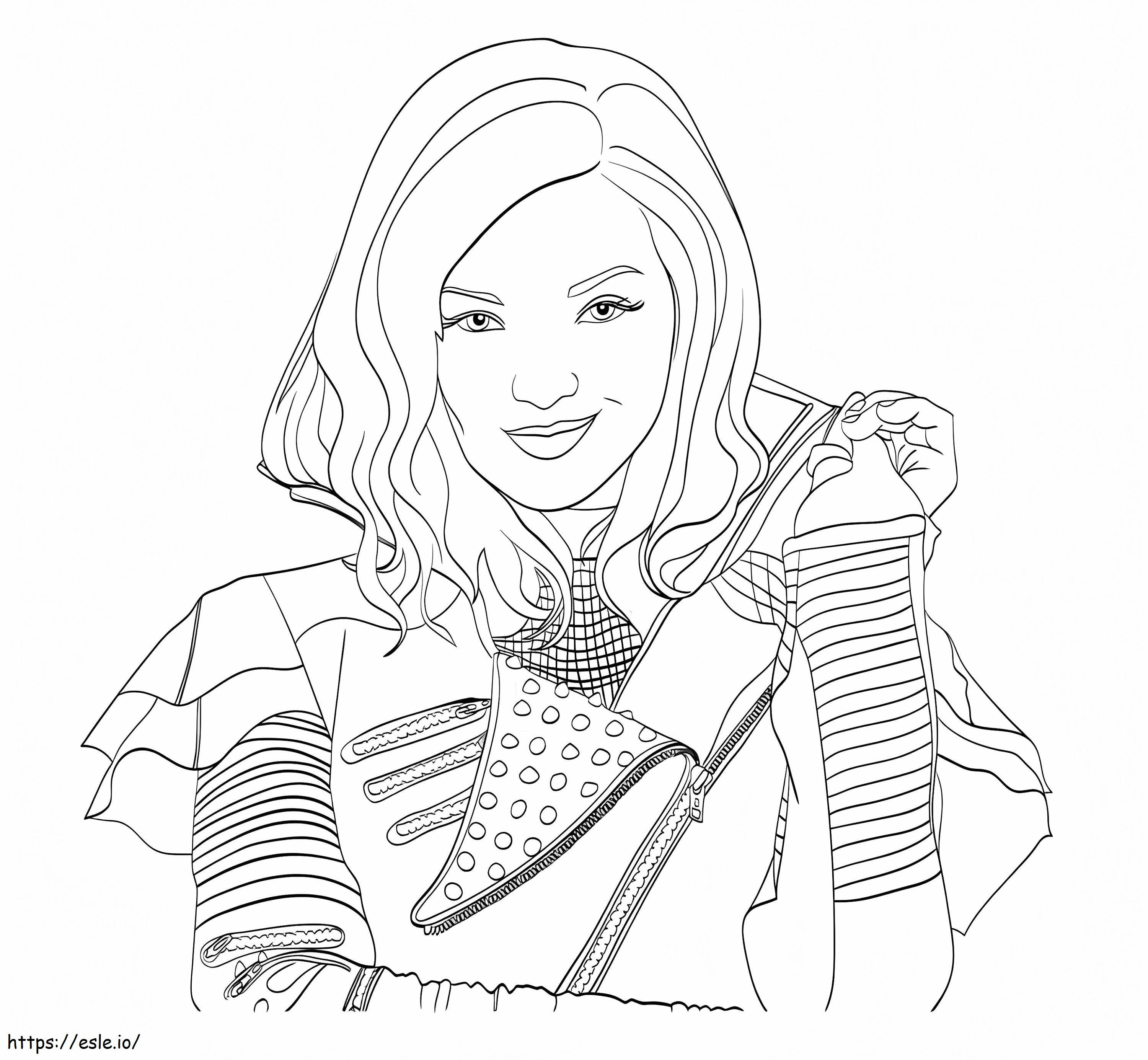 Mal In Descendents coloring page