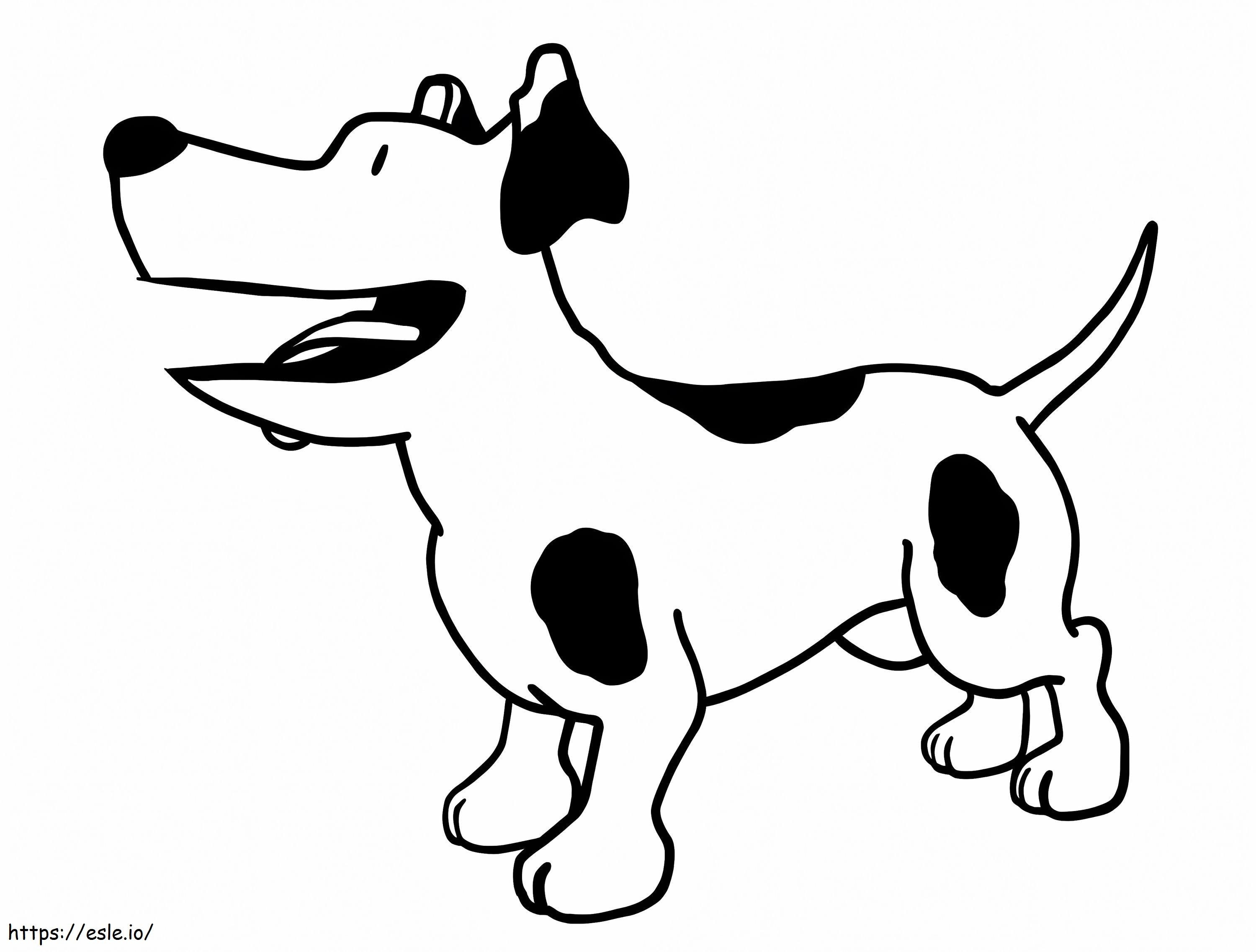 Olivia's Hond Perry kleurplaat kleurplaat