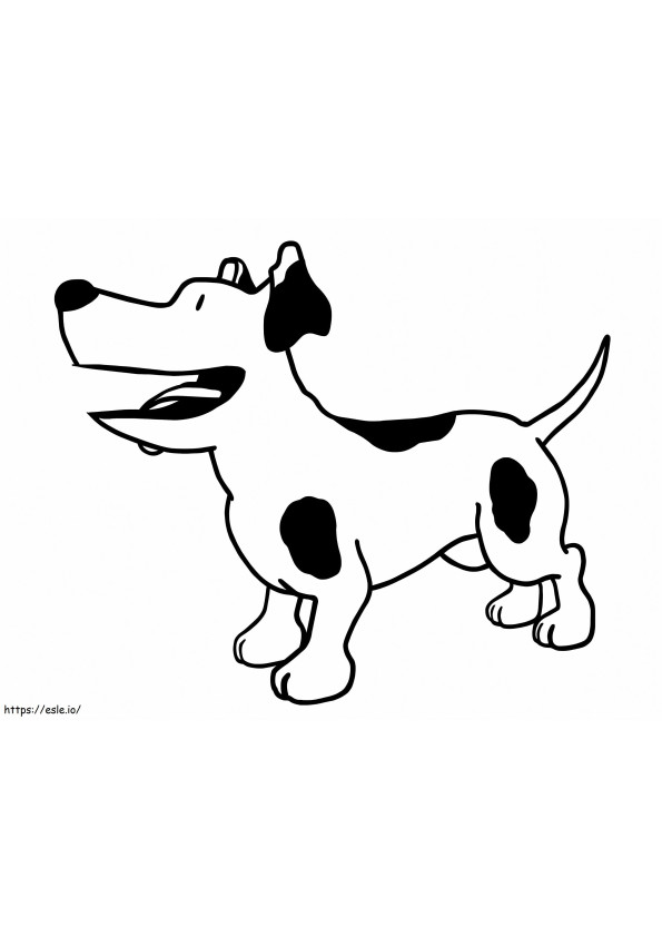 Olivia's Dog Perry para colorir