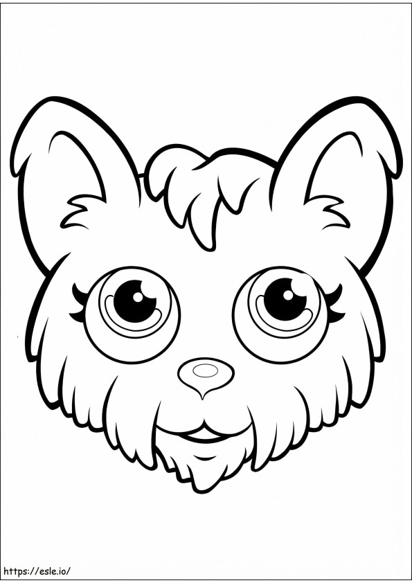 Yorkie Pet Parade coloring page