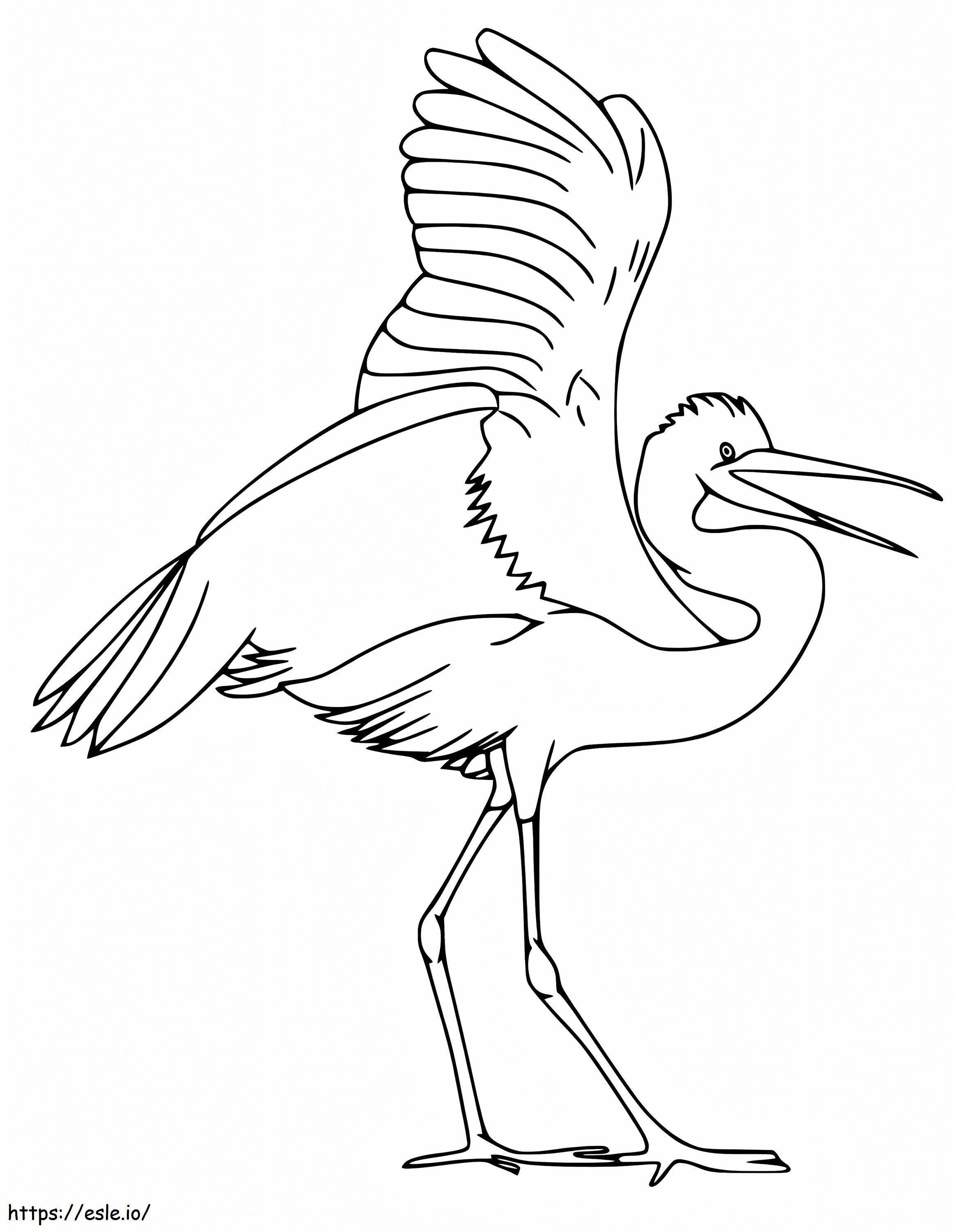 Egret Printable coloring page
