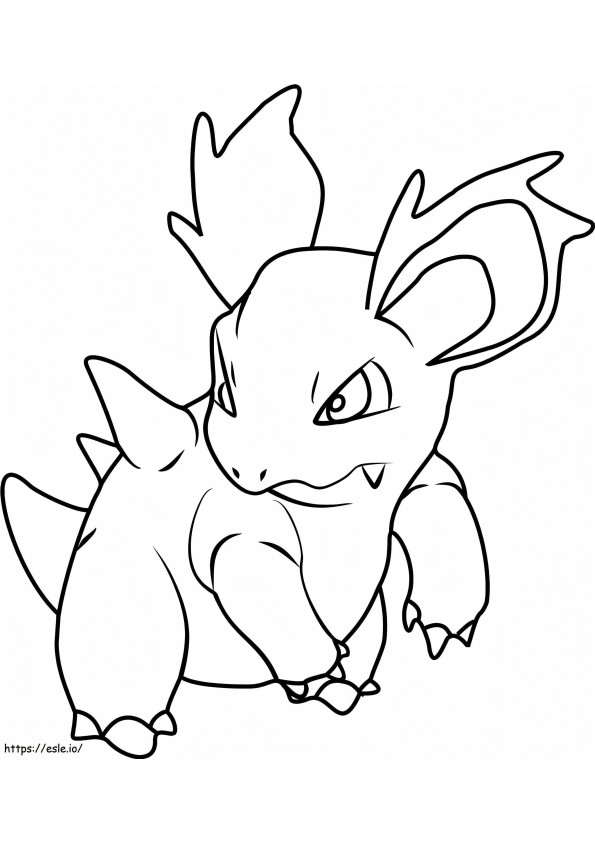 Nidorina Pokémon kifestő