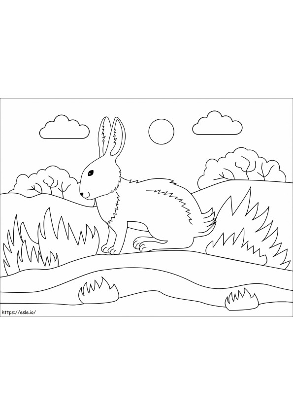 Lapland Simple coloring page