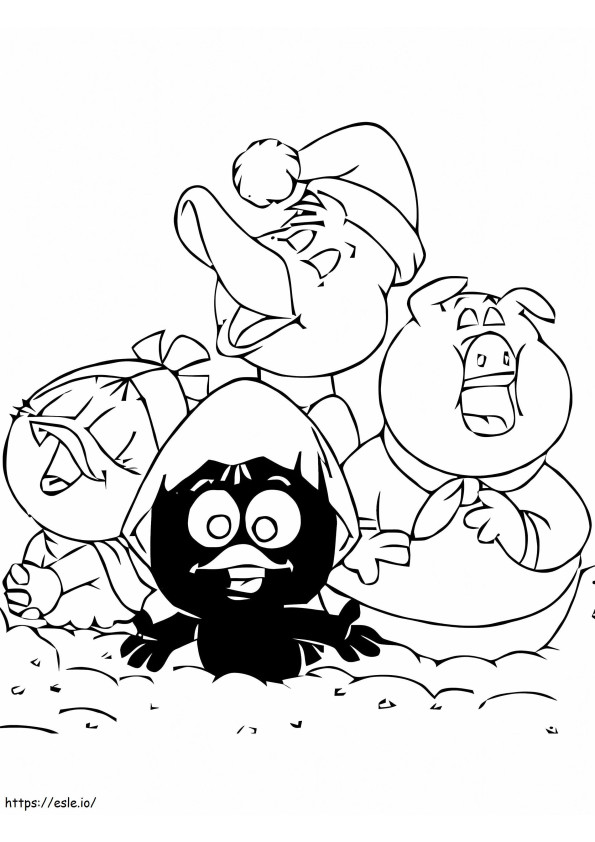 1599870166 Coloring For Kids Calimero 72892 coloring page