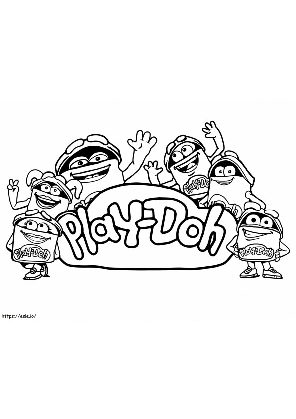 Play Doh 2 coloring page