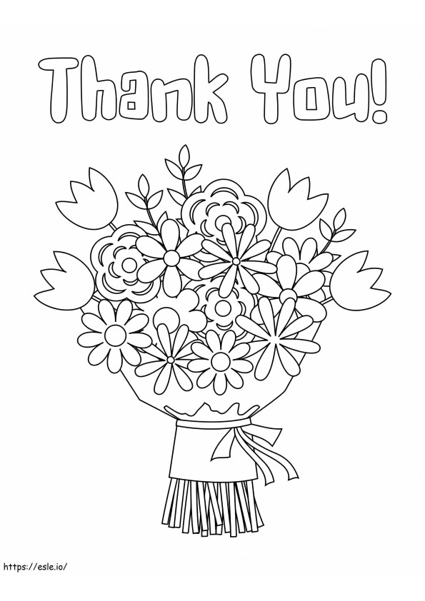 Normal Thank You coloring page