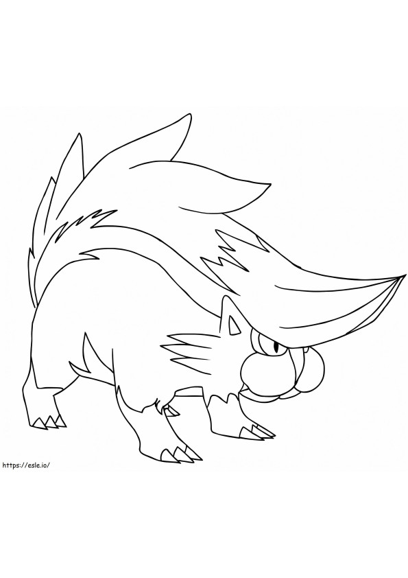 Skuntank-Pokémon ausmalbilder