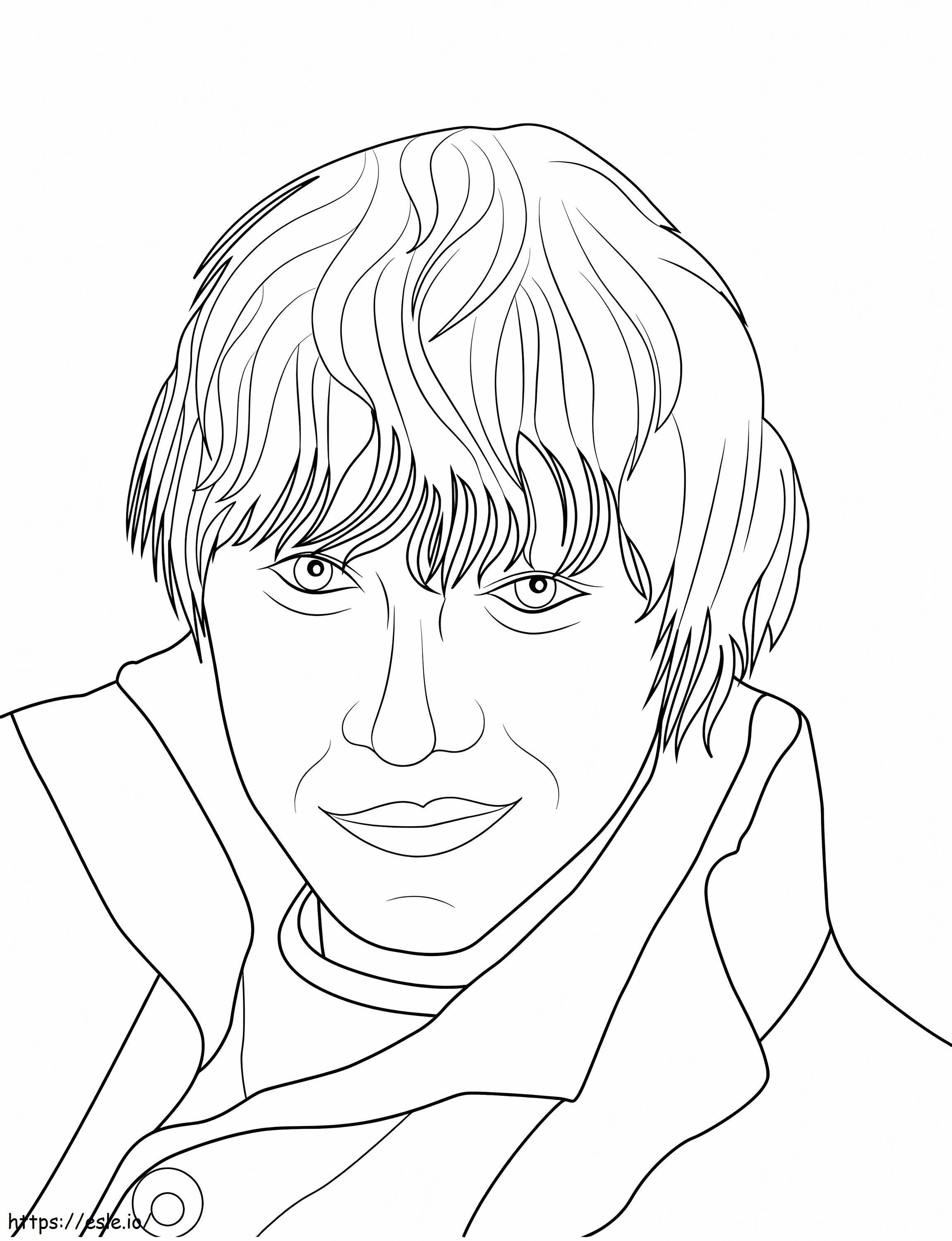 Ronald Weasley From Harry Potter coloring page