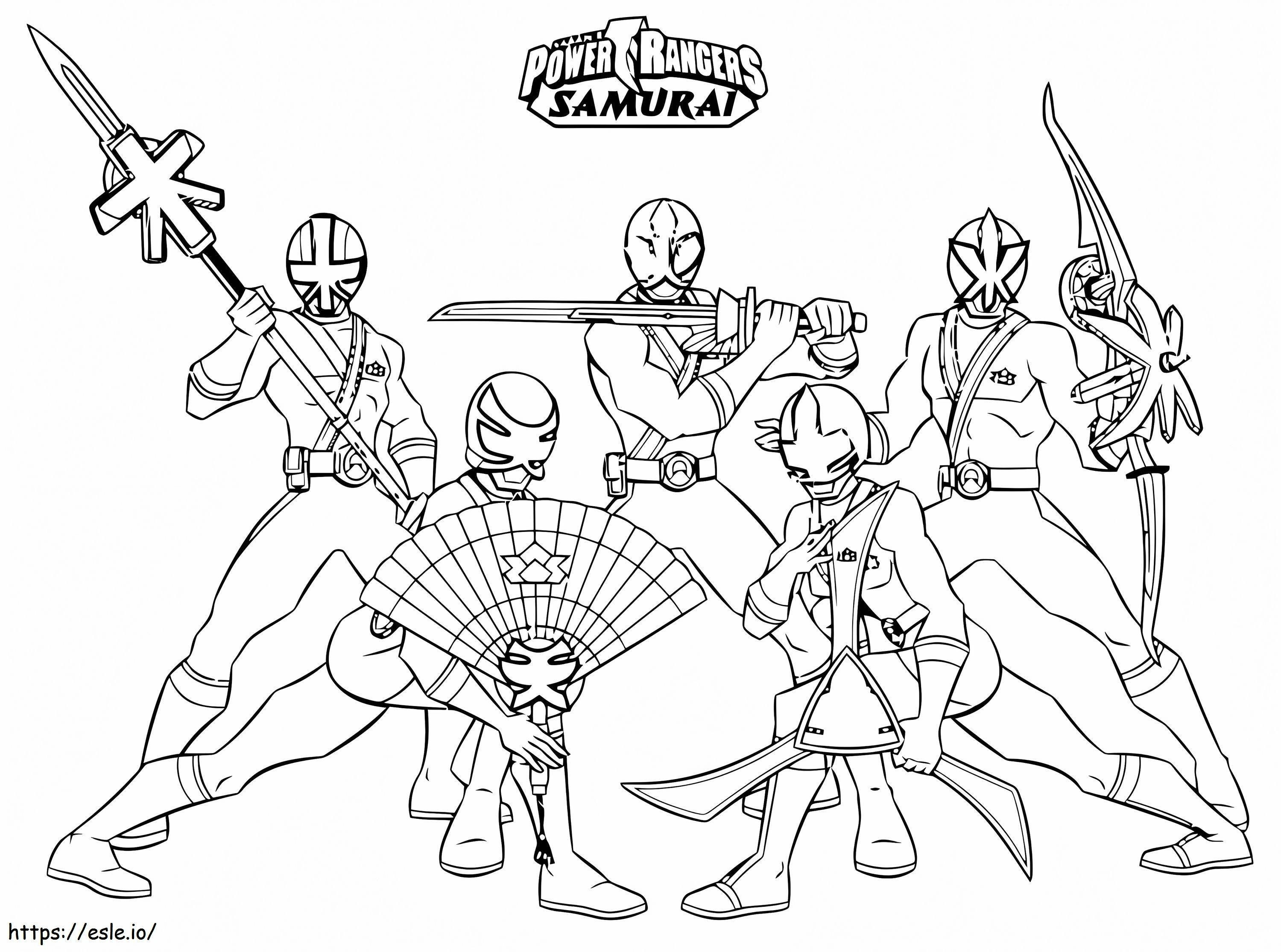 1542765316 Impressive Power Rangers Samurai Online pentru băieți de imprimat gratuit de colorat