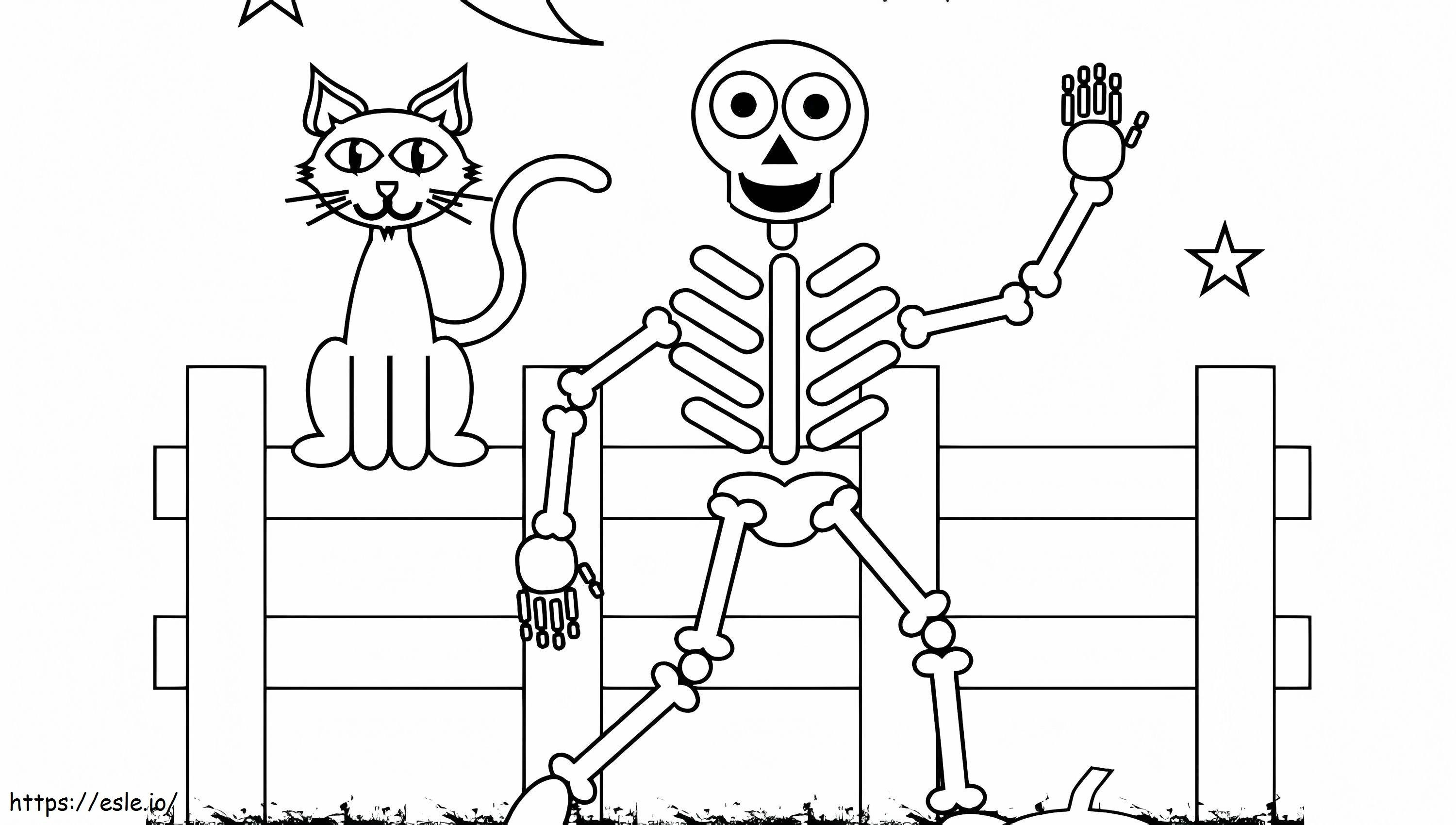 1539919716 schelet imprimabil gratuit schelet uman schelet schelet imprimabil schelet decorațiuni contemporane schelet imprimabil gratuit sk de Halloween de colorat