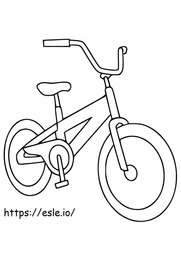 Awesome Bike coloring page